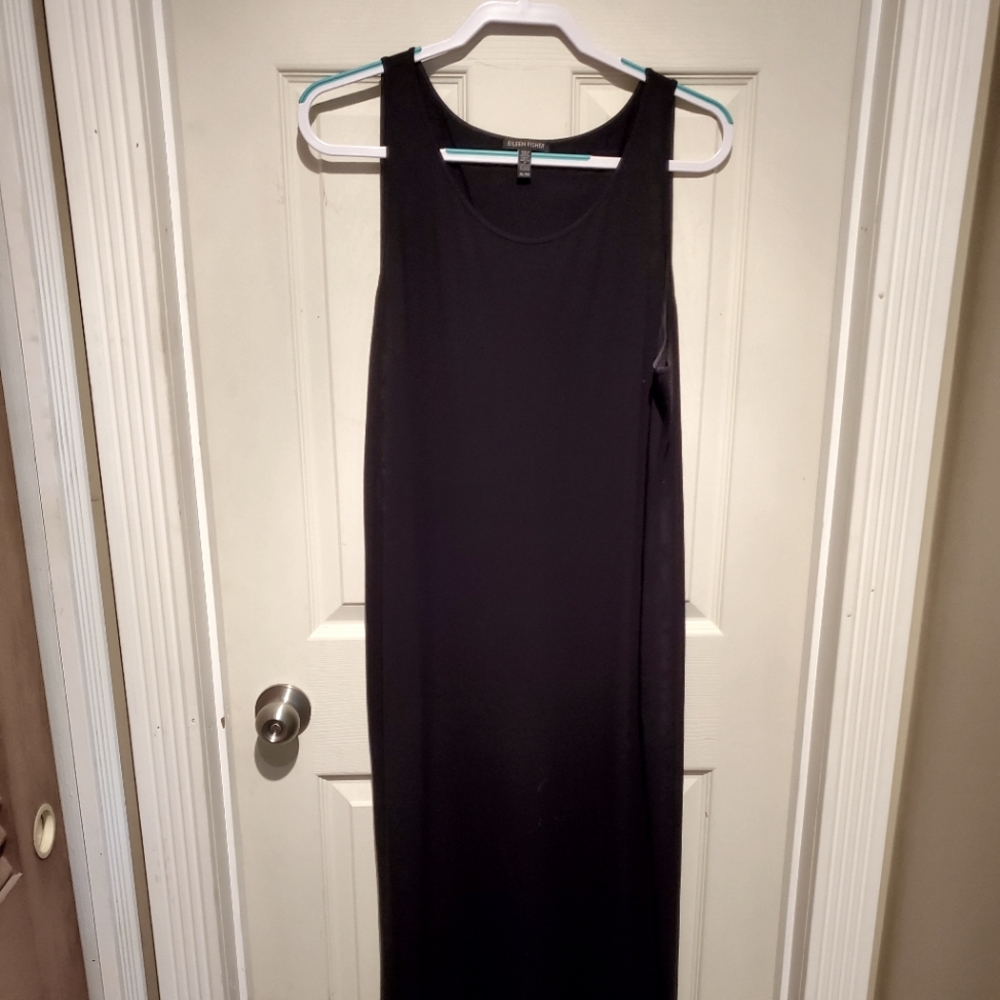 Eileen Fisher Black Tank Dress
